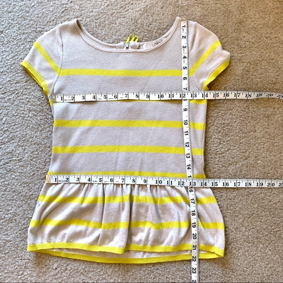 LOFT Lightweight Striped Peplum Sweater—SZ. XS - Picture 8 of 11